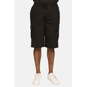 G-Style USA Mens Fleece Heavyweight Cargo Sweat Shorts FS76 - BLACK - Medium