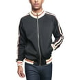 thumbnail image 1 of G-Style USA Men's G Striped Track Jacket JK5014 - Black - Large, 1 of 4