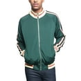 thumbnail image 1 of G-Style USA Men's G Striped Track Jacket JK5014 - Green - Small, 1 of 4