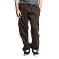 thumbnail image 1 of G-Style USA Men's Heavyweight Fleece Lounge Cargo Sweatpants, Up to 6XL, 1 of 6