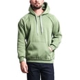 thumbnail image 1 of G-Style USA Men's Heavyweight Sweatshirt Fleece Pullover Hoodie MH13101 - Heather Olive - Large, 1 of 6