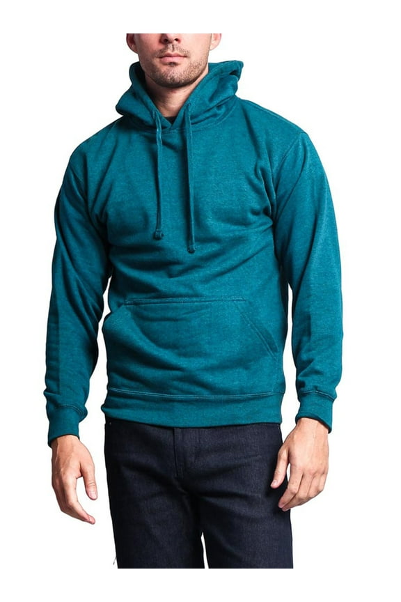 Men's Heavyweight Sweatshirt Fleece Pullover Hoodie, Up to 2X