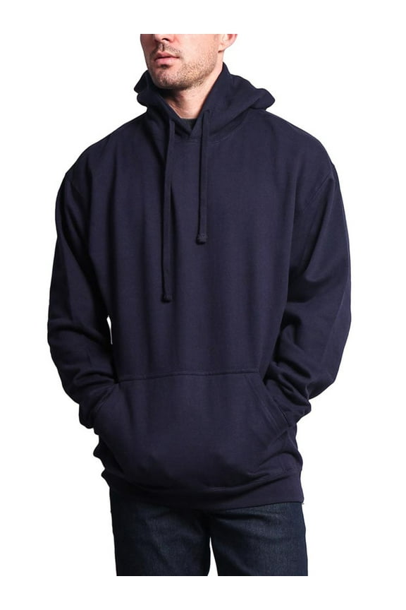 Men's Heavyweight Sweatshirt Fleece Pullover Hoodie, Up to 2X