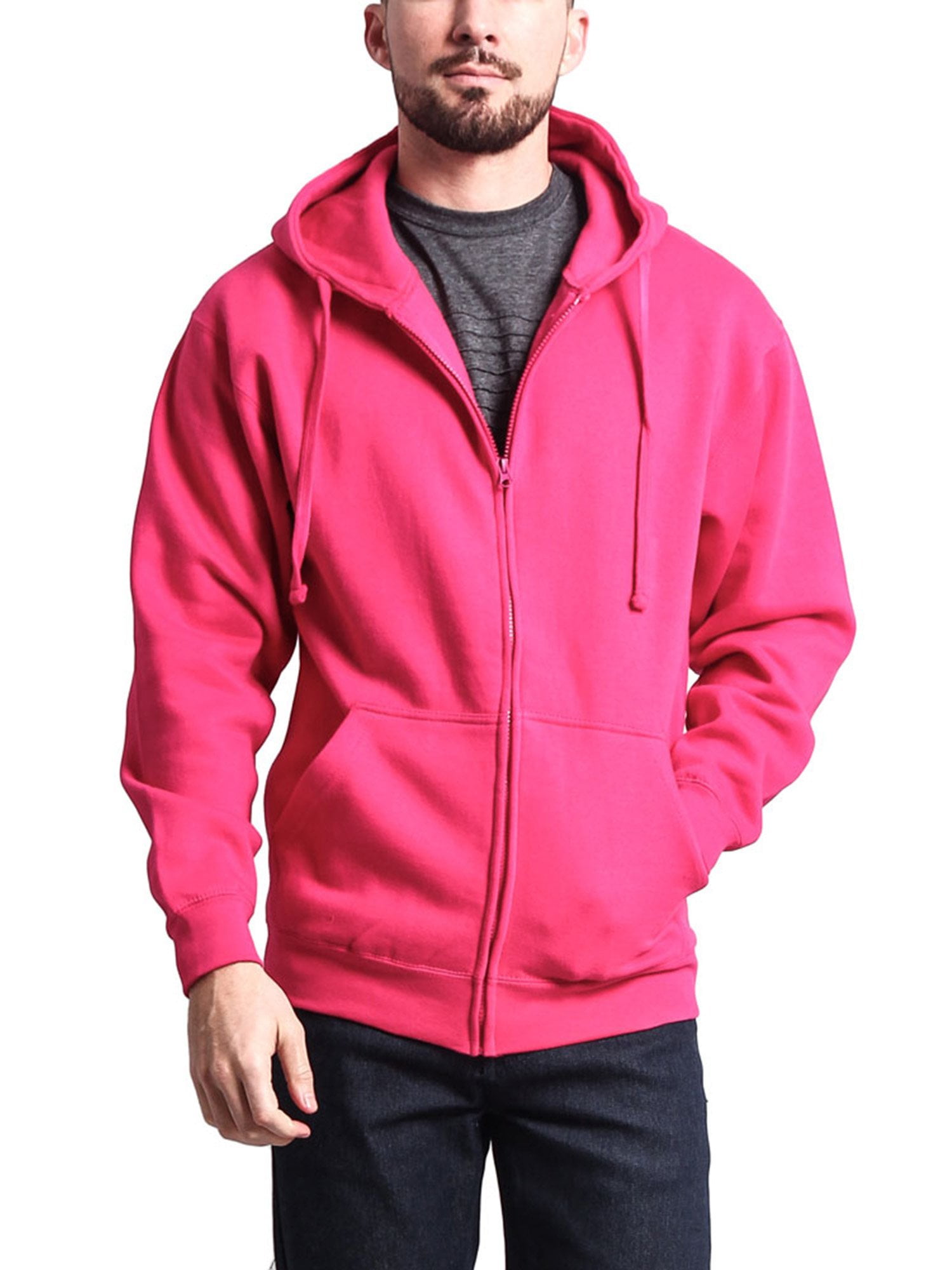 GStyle USA Men's Heavyweight ZipUp Hoodie Sweatshirt, Sizes Up to 2X