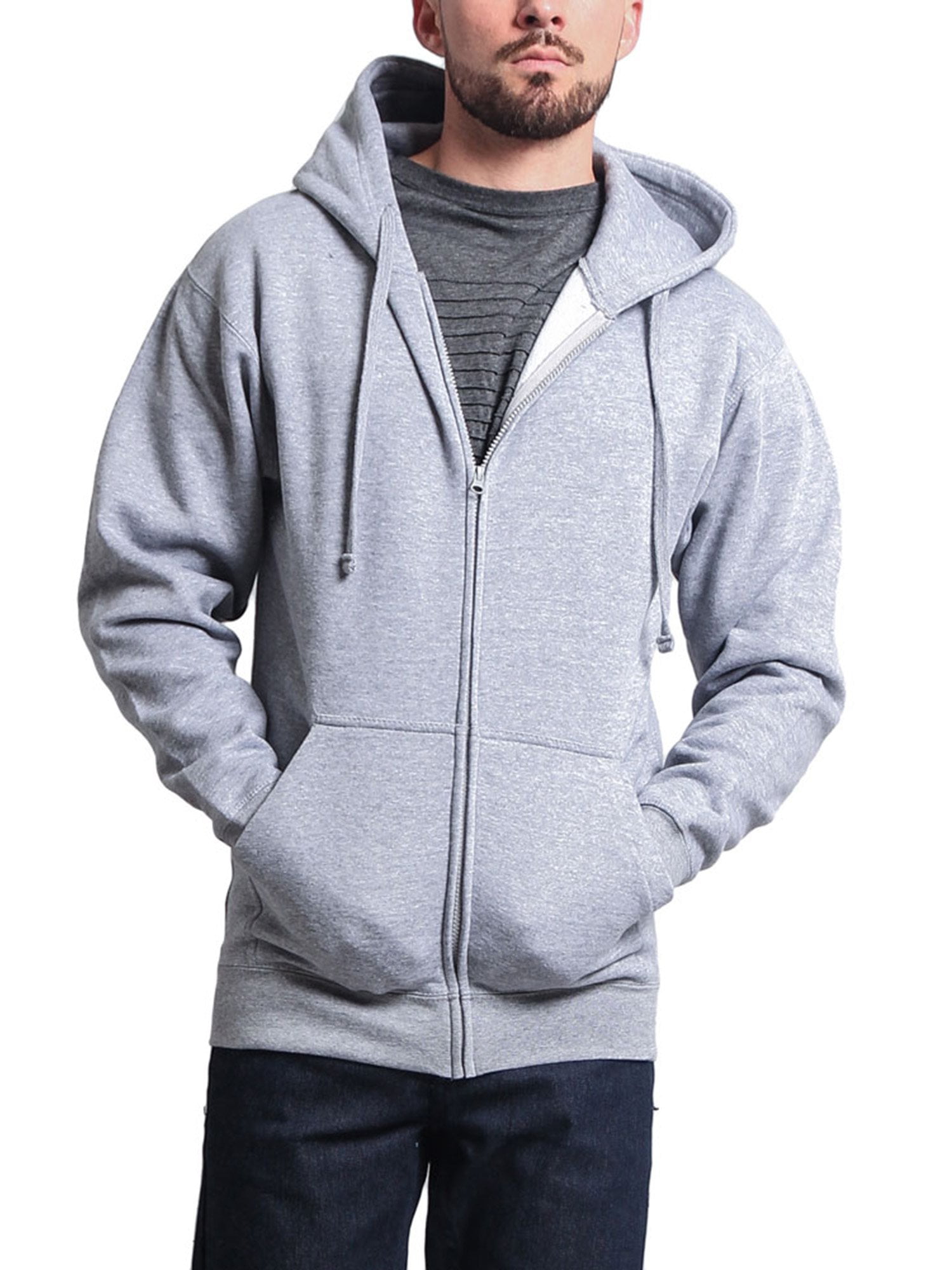 GStyle USA Men's Heavyweight ZipUp Hoodie Sweatshirt, Sizes Up to 2X