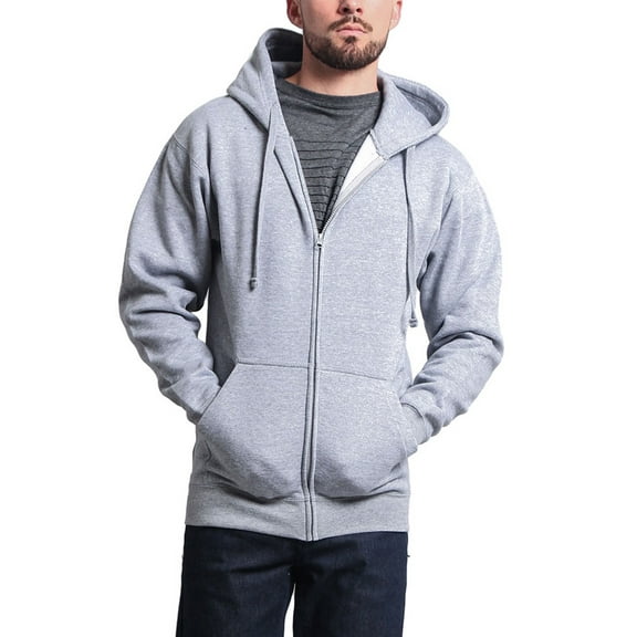 G-Style USA Men's Heavyweight Zip-Up Hoodie Sweatshirt, Sizes Up to 2X