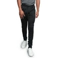 thumbnail image 1 of G-Style USA Men's Hip Hop Slim Fit Track Pants - Athletic Jogger Scrunched Bungee Double Striped - Black - Small, 1 of 5