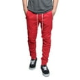 thumbnail image 1 of G-Style USA Men's Hip Hop Slim Fit Track Pants - Athletic Jogger Scrunched - Red - Medium, 1 of 5