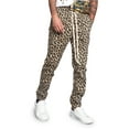 thumbnail image 1 of G-Style USA Men's Leopard Print Skinny Jogger Pants - Brown - Small, 1 of 6