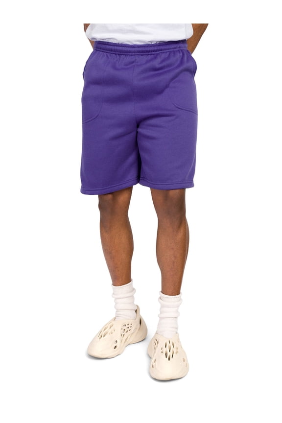 Men's Lightweight Brushed Fleece Sweat Shorts, up to 5X