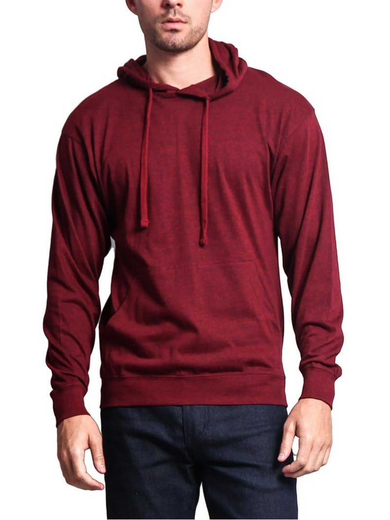 G-Style USA Men's Lightweight Cross-Dyed Pullover Hoodie
