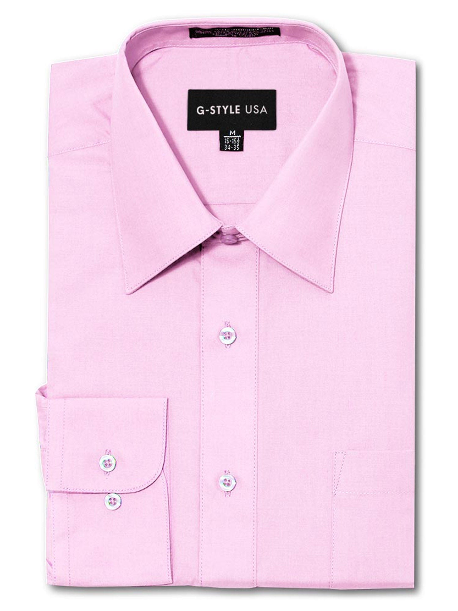 dress shirt 14.5 x 34/35 Cotton Blend Dress Shirt BURGUNDY / 17.5 / 32/33