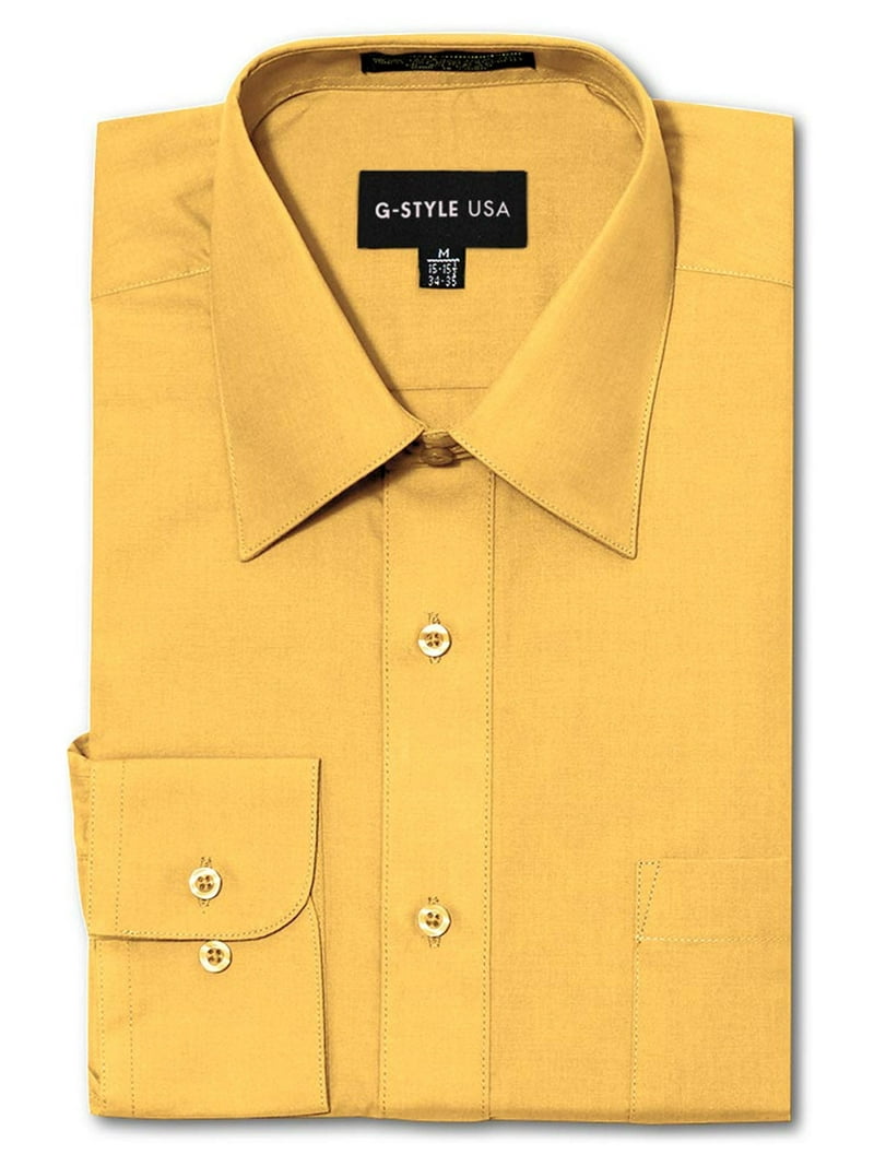 15.5 37 dress shirt Report Collection Long Sleeve 4-Way Stretch Men's Woven Dress Shirt Solid Print, Size: 15 in, White