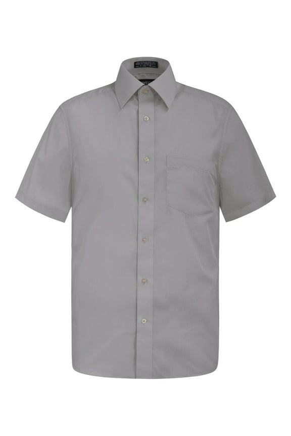 Men's Regular Fit Short Sleeve Button Down Dress Shirts