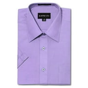 G-Style USA Mens Regular Fit Short Sleeve Button Down Dress Shirts