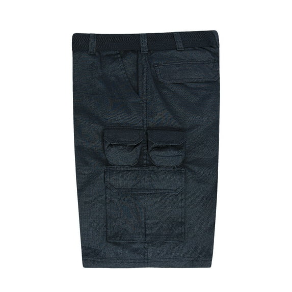 G-Style USA Men's Relaxed Fit Belted Cargo Shorts - Navy - 48