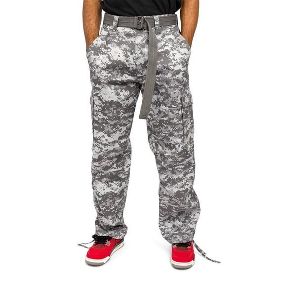 G-Style USA Men's Relaxed Straight Fit Work Cargo Pants 6CP01 - Digital Army Camo - 32/32
