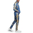 thumbnail image 1 of G-Style USA Men's Royal Floral Tiger Track Suit Set, Up to 5X, 1 of 6