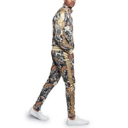 G-Style USA Mens Royal Floral Tiger Track Suit Set, Up to 5X