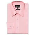 thumbnail image 1 of G-Style USA Men's Slim Fit Long Sleeve Dress Shirt - Pink - 2XL/18-18.5/36-37, 1 of 5