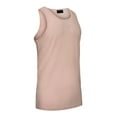 thumbnail image 1 of G-Style USA Men's Straight Hem Long Length Tank Top TT60 - Dirty Pink - 3X-Large, 1 of 7