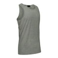 thumbnail image 1 of G-Style USA Men's Straight Hem Long Length Tank Top TT60 - Gray - Large, 1 of 7