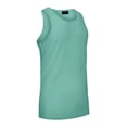 thumbnail image 1 of G-Style USA Men's Straight Hem Long Length Tank Top TT60 - Mint - Medium, 1 of 7