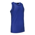 thumbnail image 1 of G-Style USA Men's Straight Hem Long Length Tank Top TT60 - Royal Blue - Medium, 1 of 7