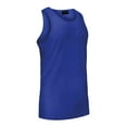 thumbnail image 1 of G-Style USA Men's Straight Hem Long Length Tank Top TT60 - Royal Blue - Small, 1 of 7