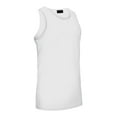 thumbnail image 1 of G-Style USA Men's Straight Hem Long Length Tank Top TT60 - White - 3X-Large, 1 of 7