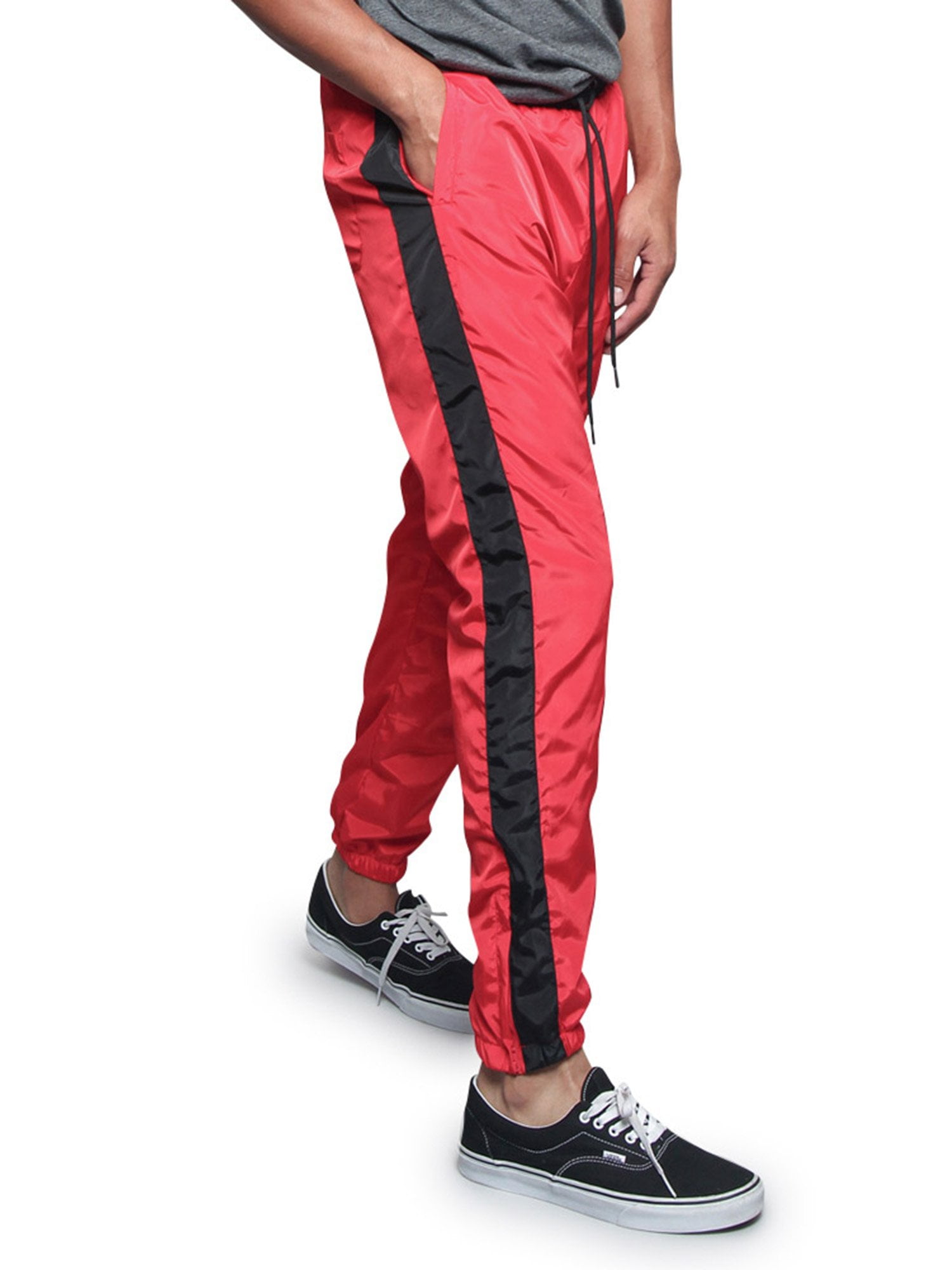 G-Style USA Men's Striped Athletic Jogging Windbreaker Track G-Style USA Men's Striped Athletic Jogging Windbreaker Track