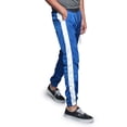 thumbnail image 1 of G-Style USA Men's Striped Athletic Jogging Windbreaker Track Pants TR573 - Royal Blue - X-Large, 1 of 5