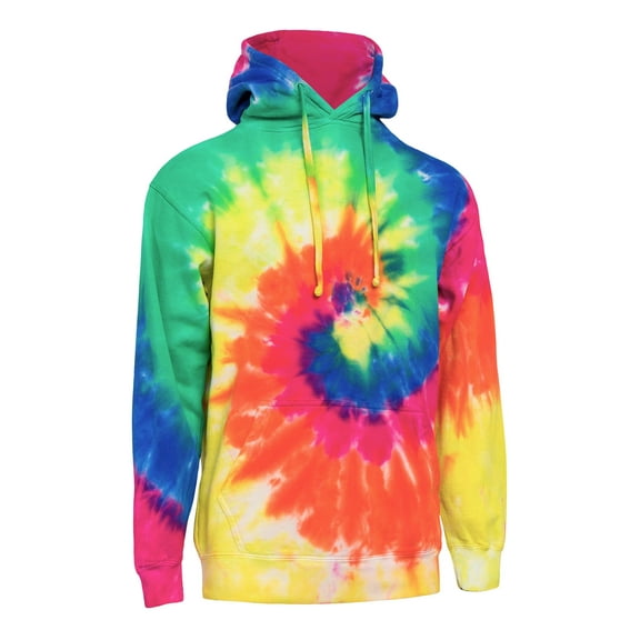G-Style USA Men's Sweatshirt Mineral Wash Tie Dye Pullover Hoodie, Up To 2X