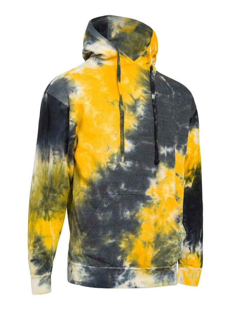 G-Style USA Men's Sweatshirt Mineral Wash Tie Dye Pullover Hoodie