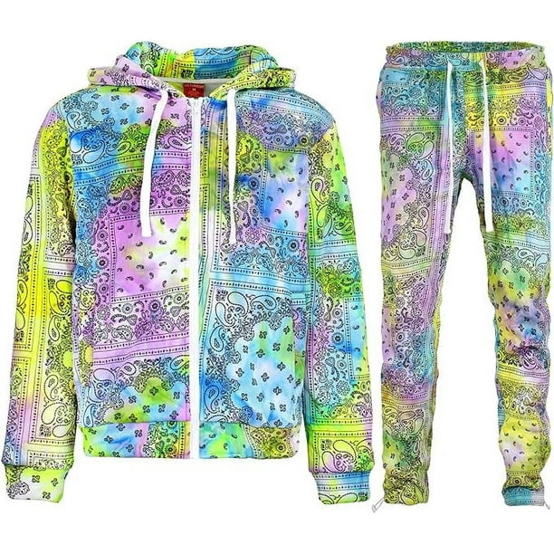 Pastel tie dye hoodie and sweatpants set sale
