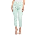 thumbnail image 1 of G-Style USA Women's Drawstring Waist Cargo Jogger Pants RJJ3645 Mint 3XL, 1 of 4