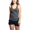 thumbnail image 1 of G-Style USA Women's Lightweight Scoop Neck Contrast Piping Tank Top (2-Pack) LTT13194 - Charcoal/Black - X-Large, 1 of 4