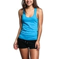 thumbnail image 1 of G-Style USA Women's Lightweight Scoop Neck Tank Top (2-Pack) LTT13191 - Turquoise - Medium, 1 of 4