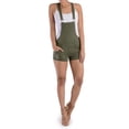 thumbnail image 1 of G-Style USA Women's Short Overalls RJSO115 - Olive - Small, 1 of 4