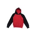 thumbnail image 1 of G-Style USA Youth Boys Long Sleeve Raglan Pullover Hoodie Sweatshirt YH13177 - Red/Black - X-Large, 1 of 1