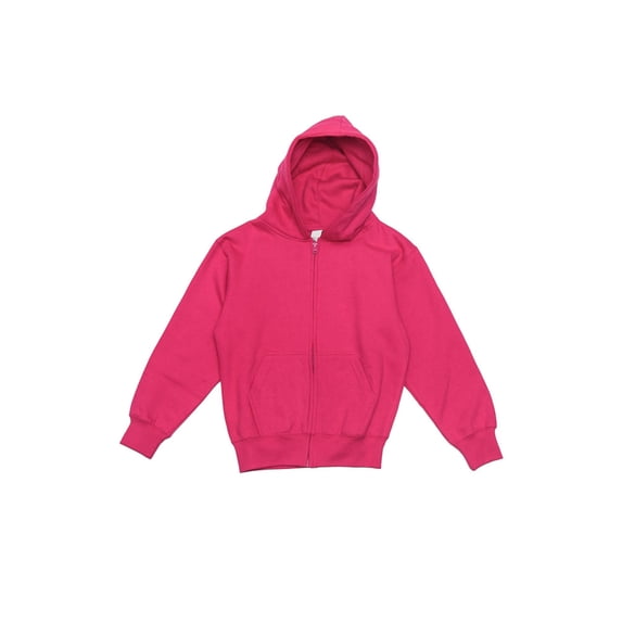 G-Style USA Youth Boys Long Sleeve Zip Up Hoodie Sweatshirt YH13178 - Fuschia - Medium