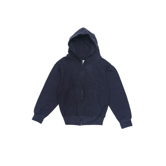 G-Style USA Youth Boys Long Sleeve Zip Up Hoodie Sweatshirt YH13178 - Navy - Small