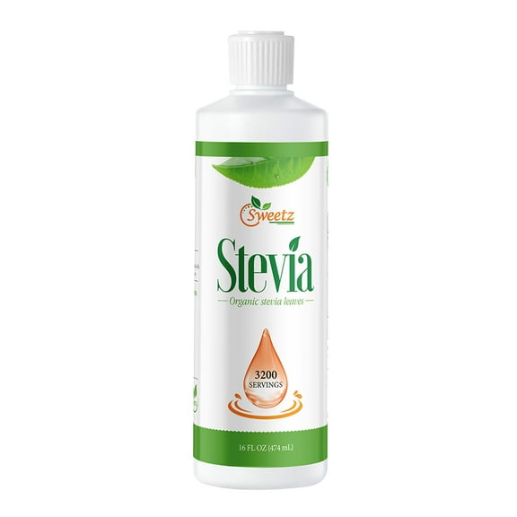 G-Sweetz Liquid Stevia Made from Reb-D Rich Organic Stevia Extract Concentrated Stevia Sweetener Liquid Stevia Sweetener for Drinks, Food, and Pastries, No Calories, and No Carbs 16 FL OZ
