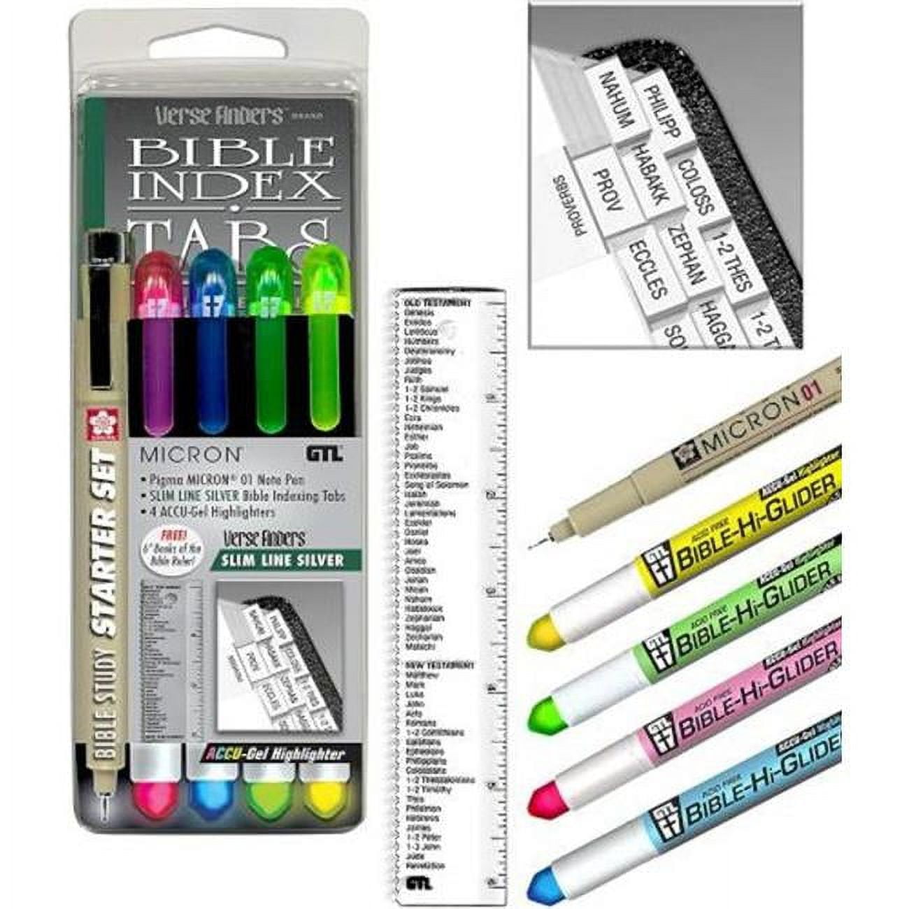 G.T. Luscombe 211592 Slim Line Bible Study Starter Set, Silver