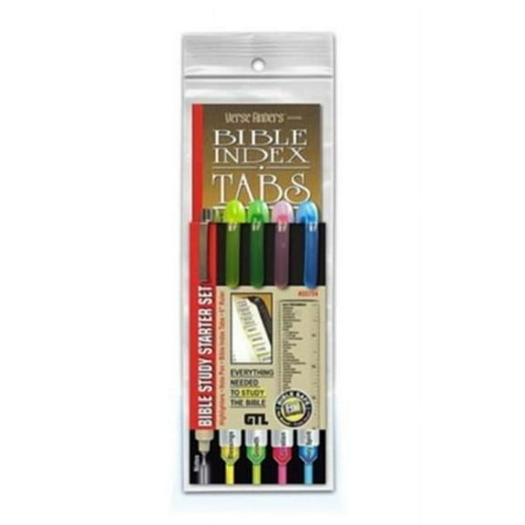 G T Luscombe 250943 Print Bible Study Starter Set, Gold - Extra Large