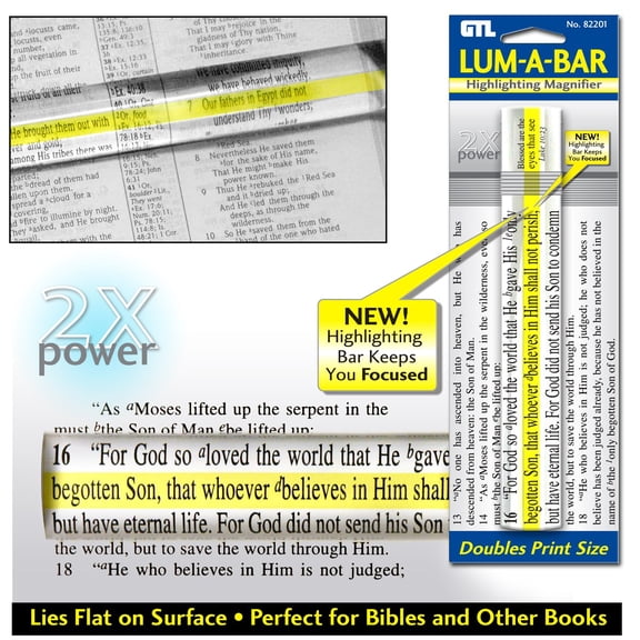 G T Luscombe 402010 Magnifier Lum A Bar Highlighting