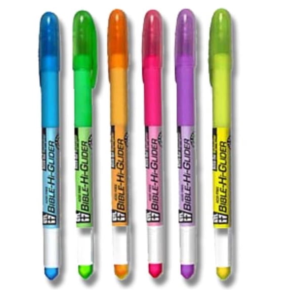 G. T. Luscombe 463943 Display - Accu - Gel Bible Glider Highlighters - 56 Piece