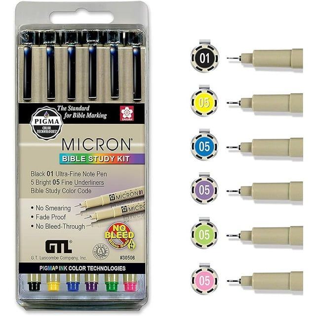 G.T. Company, Inc. Pigma Micron 01 Fine & 05 Medium Point