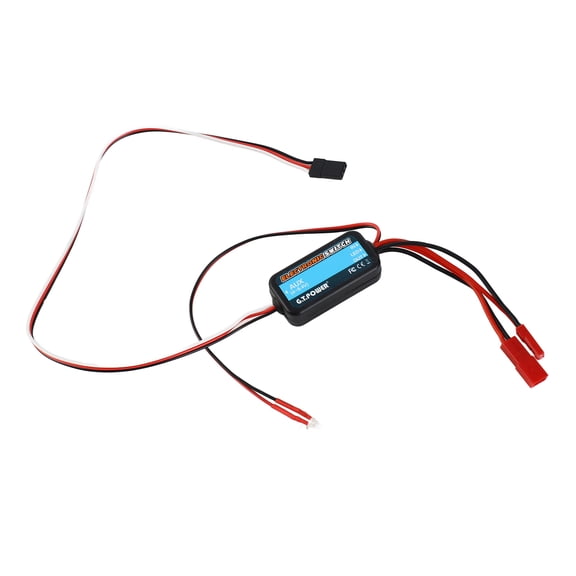 G.T.POWER On Off Switch Compact Electronic Switch for Receiver Electronic Parts RC Car, High Performance Accessory, 10A Peak Current, 4-8.4V Input Voltage, Lightweight 12g (0.42 oz)