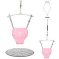 thumbnail image 1 of G TALECO GEAR Baby Jumper, Baby Doorway Jumper with Adjustable Strap, Protable Baby Jumpers and Bouncers, Easy to Assemble, Toddler Bouncer Jumper with Floor Mat, Pink, 1 of 6